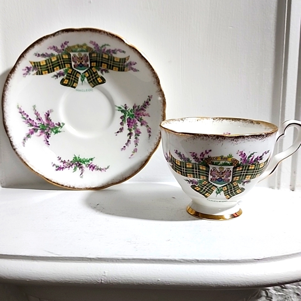 Royal Stafford Tartan Series Gordon Teacup and Saucer